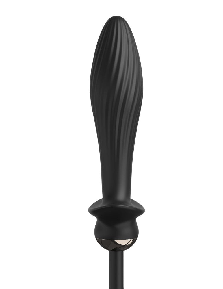 PIPEDREAM - ANAL FANTASY ELITE - AUTO-THROB INFLATABLE VIBRATING PLUG BLACK