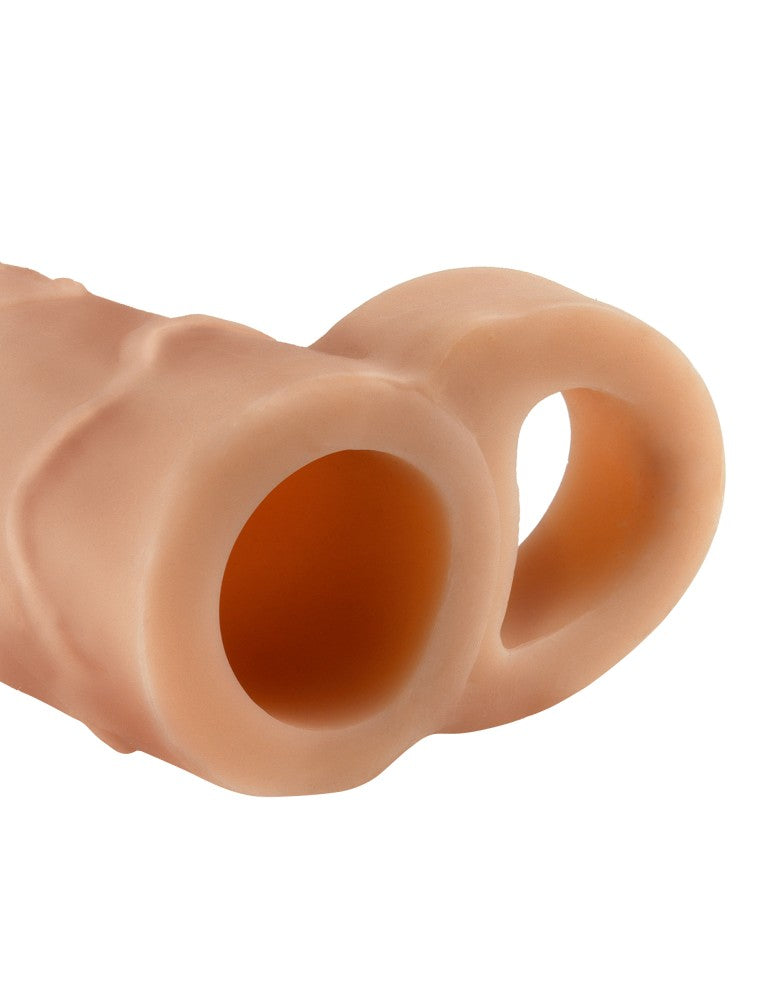PIPEDREAM - FANTASY X-TENSIONS - PERFECT 1" EXTENSION WITH BALL STRAP  LIGHT