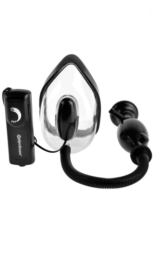 PIPEDREAM - FETISH FANTASY EXTREME - VIBRATING PUSSY PUMP CLEAR/BLACK