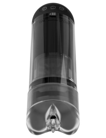 PIPEDREAM - PDX ELITE - EXTENDER PRO VIBRATING PUMP  CLEAR/BLACK