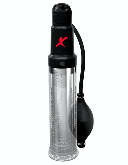 PIPEDREAM - PDX ELITE - SUCK-N-PUMP STROKER  CLEAR/BLACK