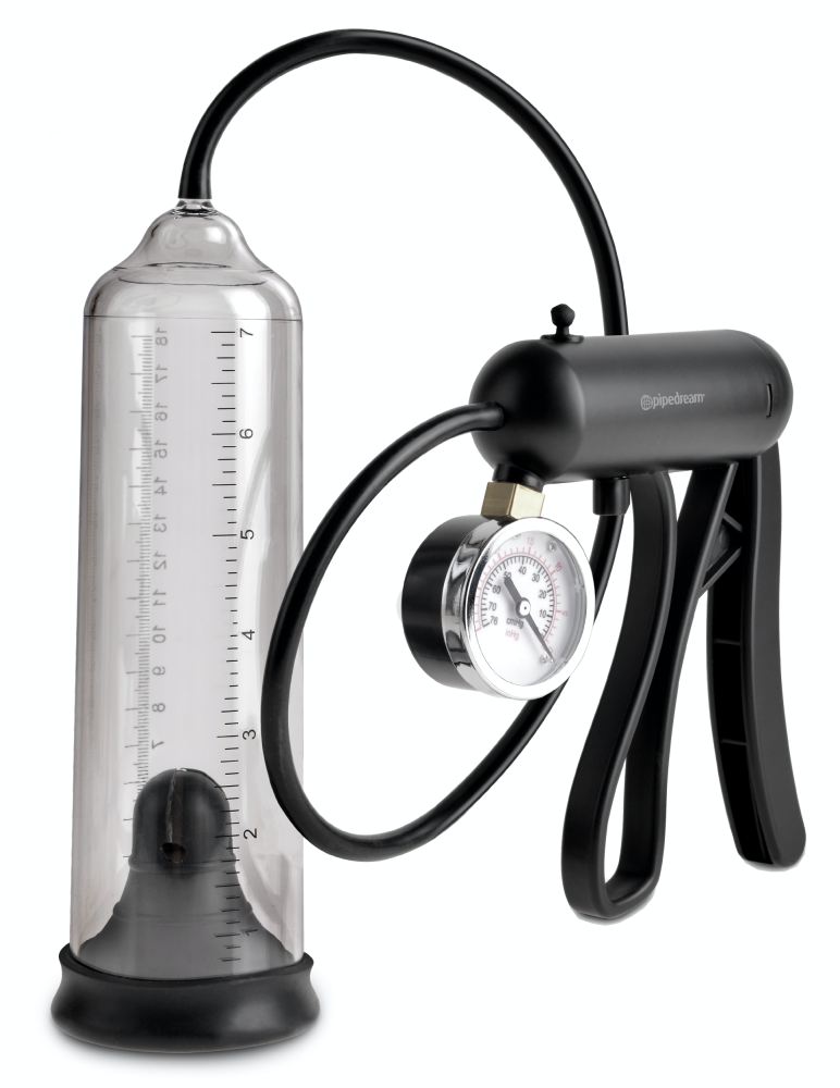 PIPEDREAM - PUMP WORX - PRO-GAUGE POWER PUMP  CLEAR/BLACK