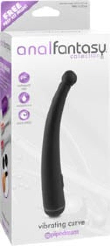 PIPEDREAM - ANAL FANTASY COLLECTION - VIBRATING CURVE  BLACK