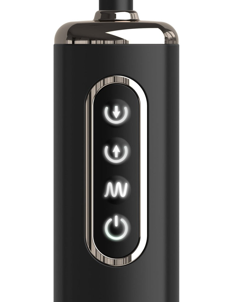 PIPEDREAM - ANAL FANTASY ELITE - AUTO-THROB INFLATABLE VIBRATING PLUG BLACK