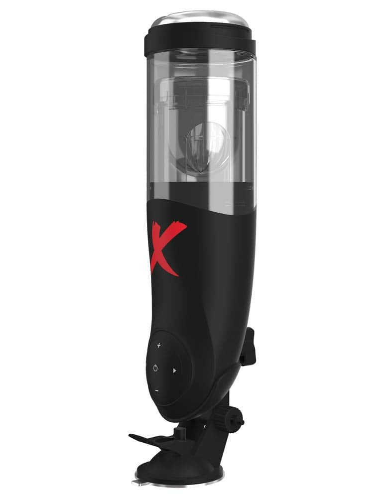 PIPEDREAM - PDX ELITE - DELUXE MEGA-BATOR  CLEAR/BLACK