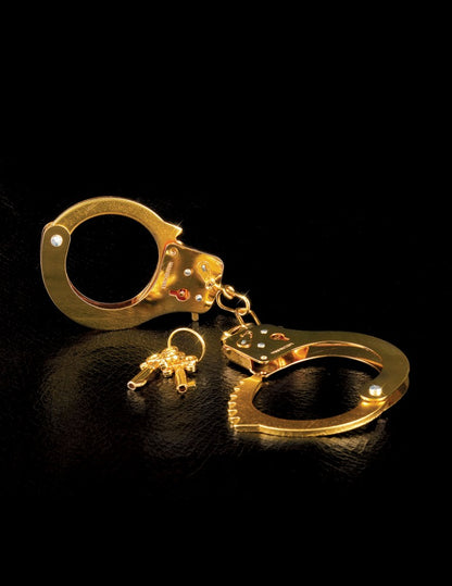 PIPEDREAM - FETISH FANTASY GOLD - METAL CUFFS  GOLD