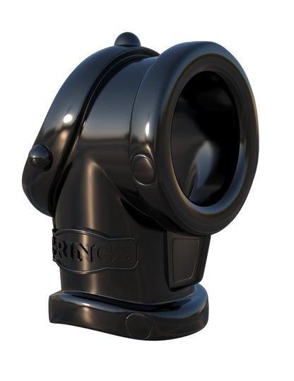 PIPEDREAM - FANTASY C-RINGZ - COCK PIPE WITH BALL-STRETCHER  BLACK