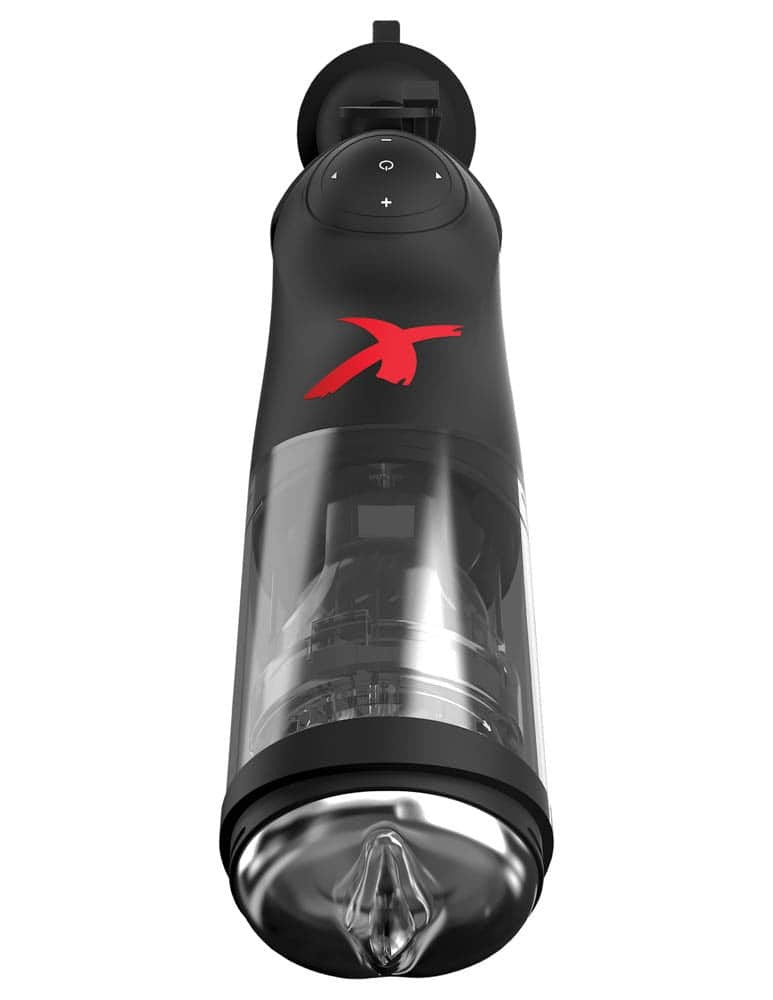 PIPEDREAM - PDX ELITE - DELUXE MEGA-BATOR  CLEAR/BLACK