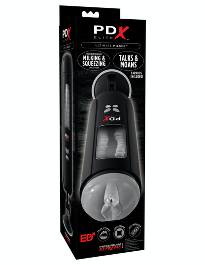 PIPEDREAM - PDX ELITE - ULTIMATE MILKER  CLEAR/BLACK