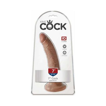 PIPEDREAM - KING COCK 7 IN. COCK REALISTIC DILDO WITH SUCTION CUP BEIGE
