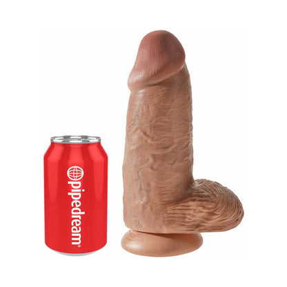 PIPEDREAM - KING COCK CHUBBY 9 IN. COCK WITH BALLS REALISTIC SUCTION CUP DILDO TAN