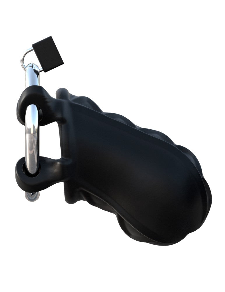 PIPEDREAM - FANTASY C-RINGZ - EXTREME SILICONE COCK BLOCKER  BLACK