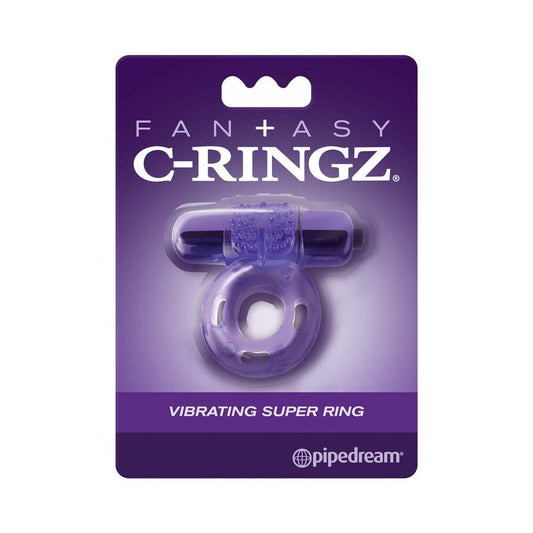 PIPEDREAM - FANTASY C-RINGZ VIBRATING SUPER RING PURPLE