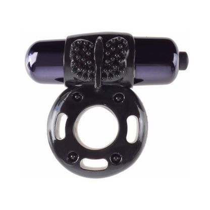 FANTASY C-RINGZ VIBRATING SUPER RING WITH BULLET BLACK