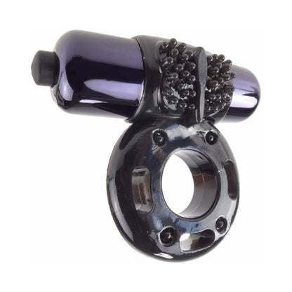FANTASY C-RINGZ VIBRATING SUPER RING WITH BULLET BLACK