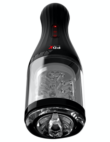 PIPEDREAM - PDX ELITE - TALK DIRTY ROTOBATOR  CLEAR/BLACK