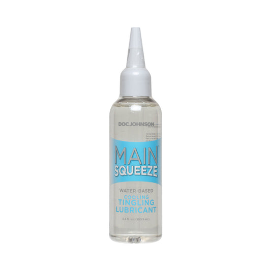 DOC JOHNSON - MAIN SQUEEZE - COOLING/TINGLING - 3.4 FL. OZ.