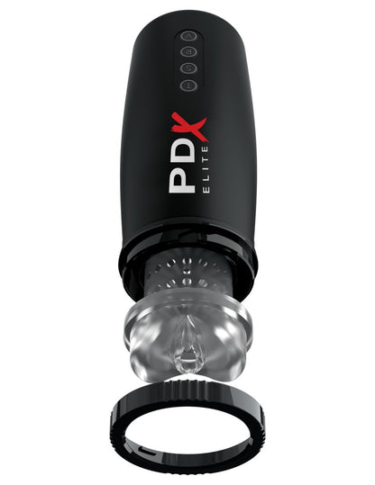 PIPEDREAM - PDX ELITE - MOTORBATOR 2  CLEAR/BLACK