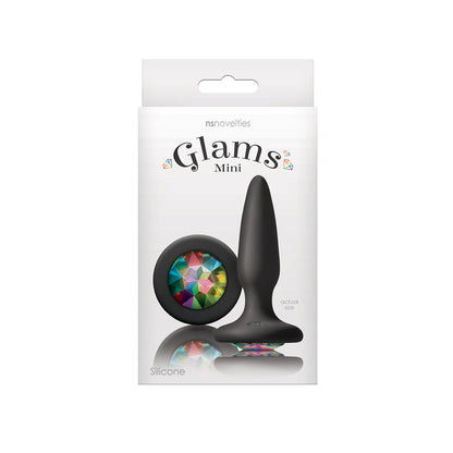 NS NOVELTIES - GLAMS MINI ANAL PLUG RAINBOW GEM
