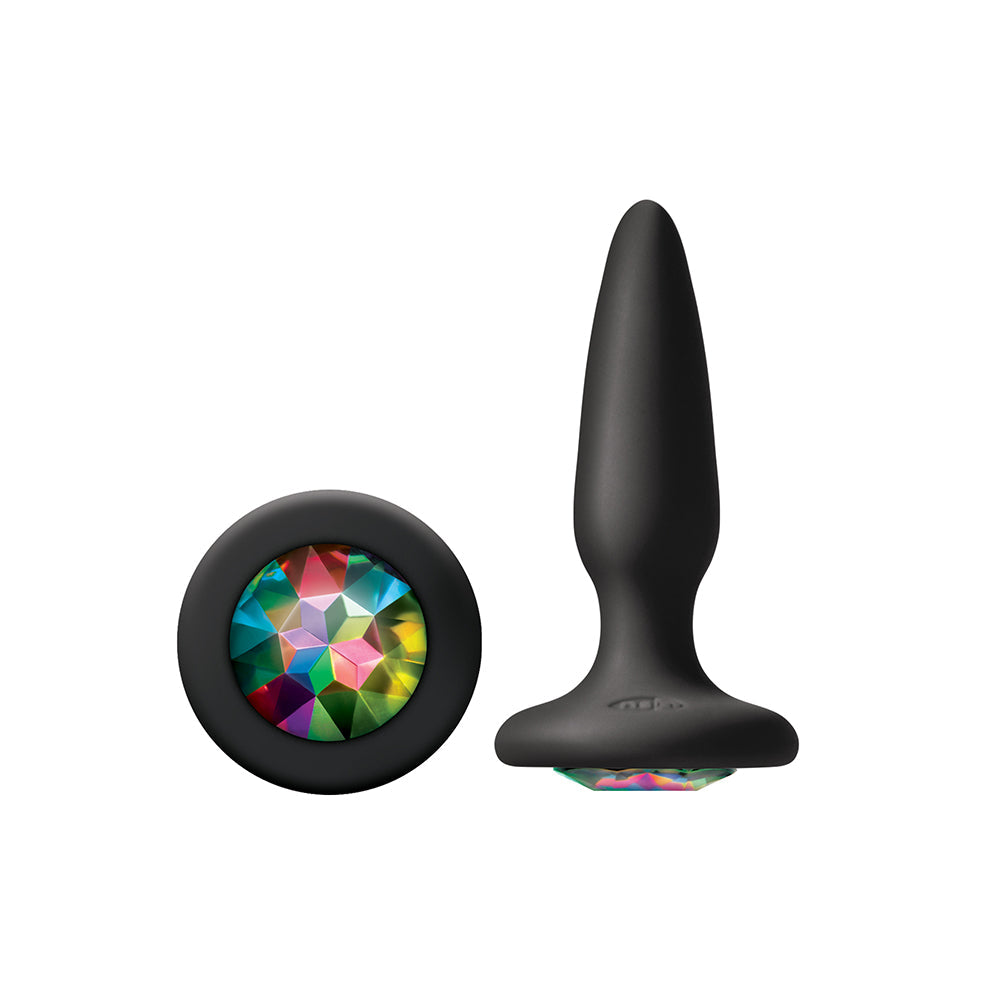 NS NOVELTIES - GLAMS MINI ANAL PLUG RAINBOW GEM
