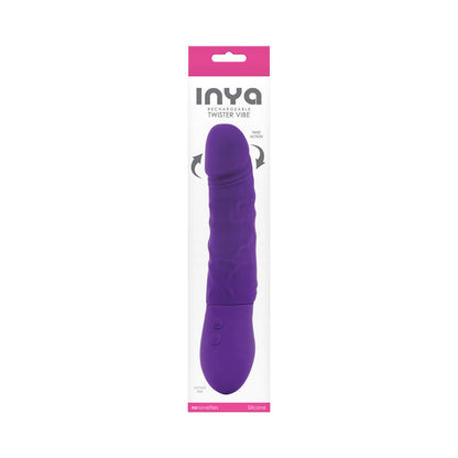 NS NOVELTIES - INYA TWISTER RECHARGEABLE ROTATING VIBRATOR PURPLE