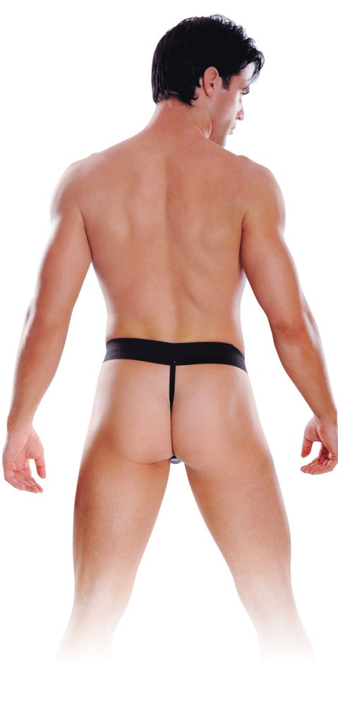 PIPEDREAM - FETISH FANTASY SERIES - BIG DADDY HOLLOW 10" STRAP-ON BLACK
