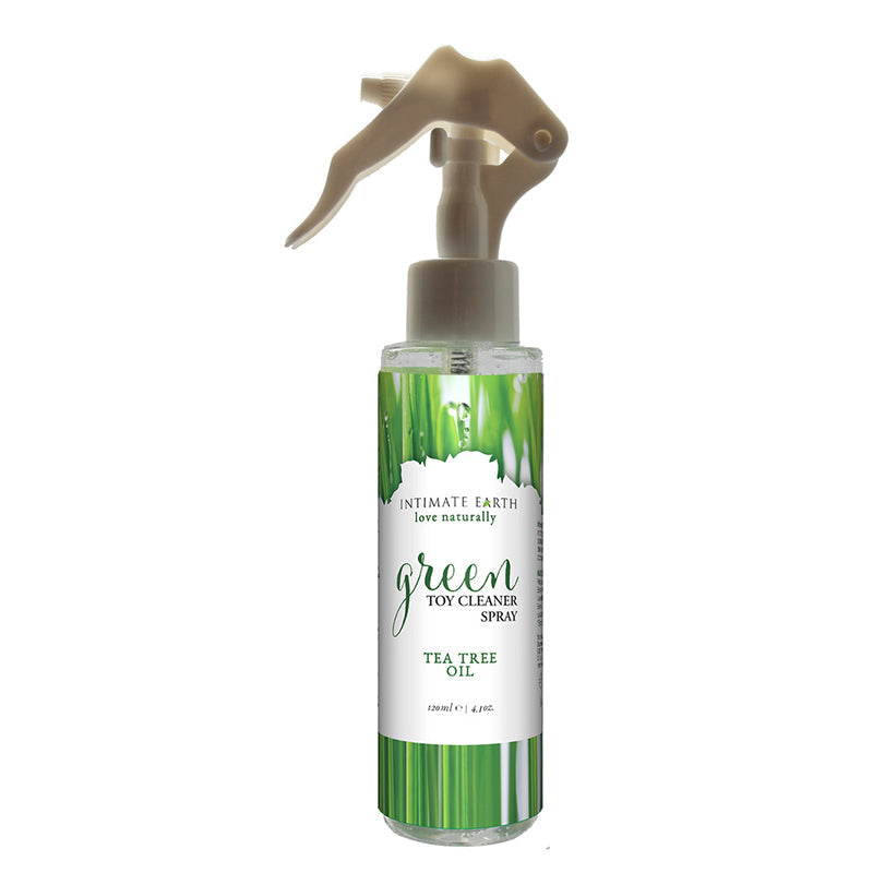 INTIMATE EARTH - GREEN TOY CLEANER SPRAY WITH TEA TREE OIL 4.1 OZ.
