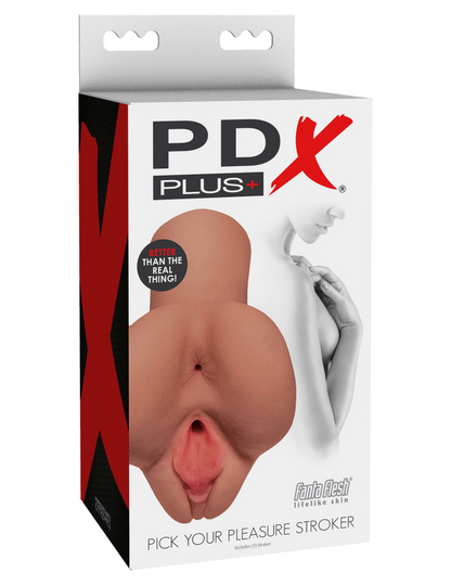 PIPEDREAM - PDX PLUS - PICK YOUR PLEASURE STROKER  TAN