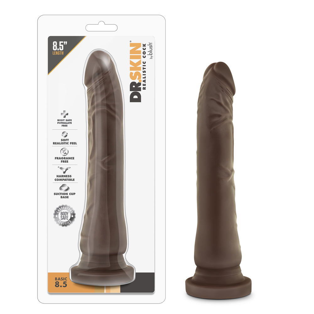 BLUSH - DR. SKIN BASIC 8.5 REALISTIC 8.5 IN. DILDO