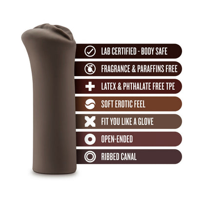 BLUSH - HOT CHOCOLATE NICOLE''S KITTY VAGINA STROKER BROWN