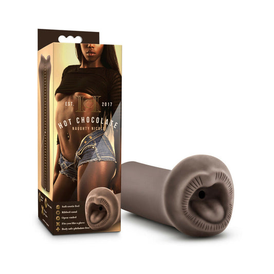 HOT CHOCOLATE NAUGHTY NICOLE ORAL STROKER BROWN