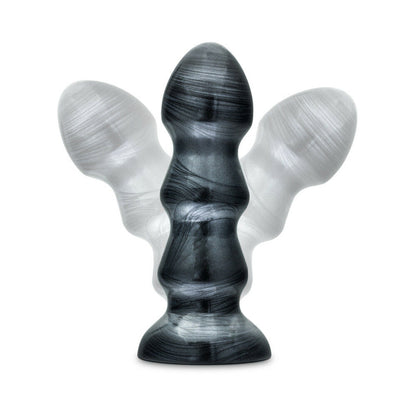 JET BLACK JACK 7 IN. ANAL PLUG CARBON METALLIC BLACK