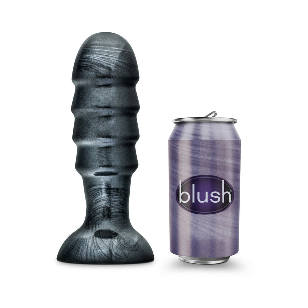 BLUSH - JET BRUISER 7.5 IN. ANAL PLUG CARBON METALLIC BLACK