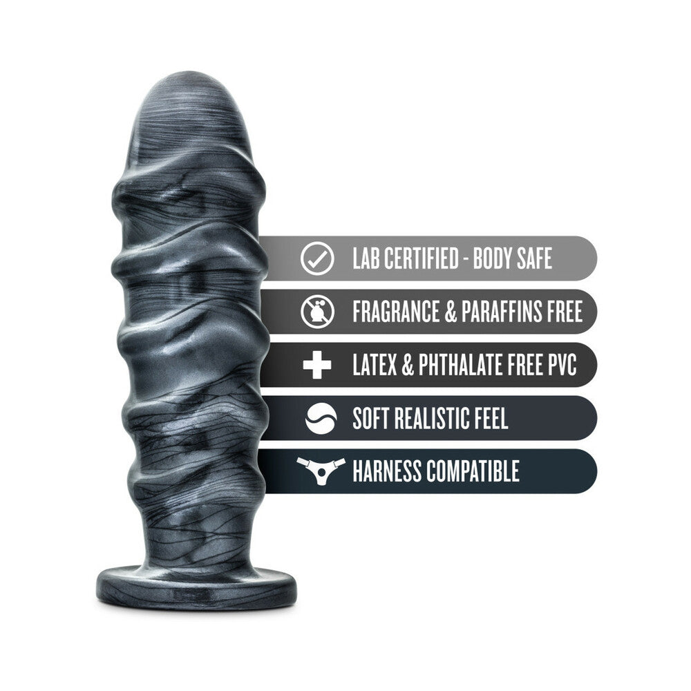 BLUSH - JET ANNIHILATOR 11 IN. ANAL PLUG CARBON METALLIC BLACK