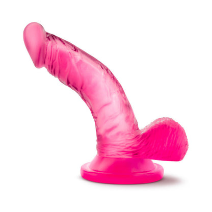 BLUSH - NATURALLY YOURS 4 IN. MINI COCK REALISTIC DILDO WITH BALLS