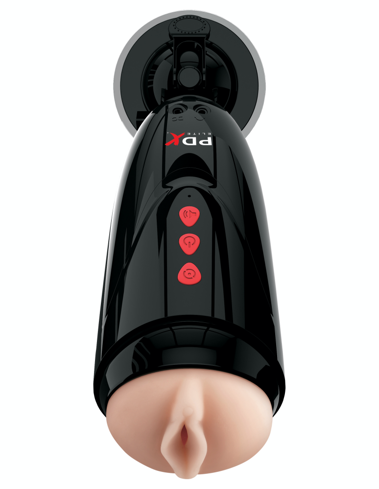 PIPEDREAM - PDX ELITE - DIRTY TALK STARTER STROKER  LIGHT/BLACK