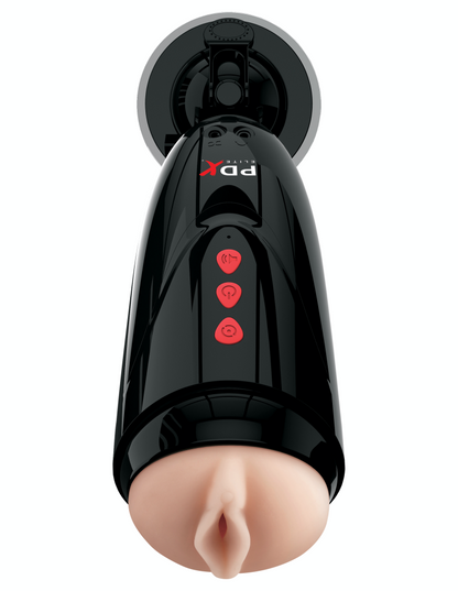 PIPEDREAM - PDX ELITE - DIRTY TALK STARTER STROKER  LIGHT/BLACK