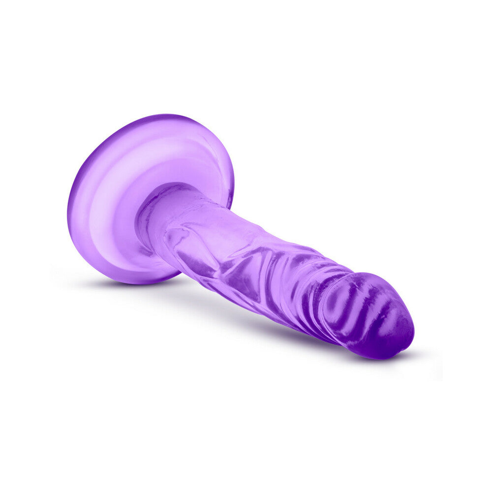 NATURALLY YOURS 5 IN. MINI COCK REALISTIC DILDO PURPLE