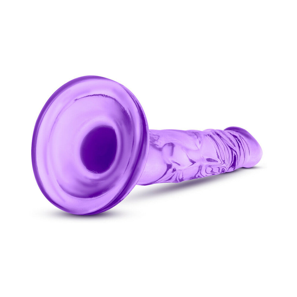 NATURALLY YOURS 5 IN. MINI COCK REALISTIC DILDO PURPLE