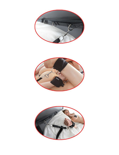 PIPEDREAM - FETISH FANTASY SERIES - ULTIMATE BED RESTRAINT SYSTEM  BLACK