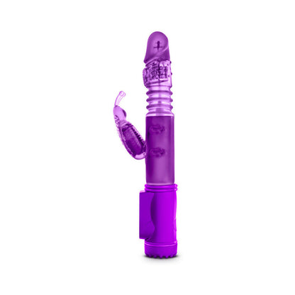 SEXY THINGS BUTTERFLY THRUSTER MINI DUAL STIMULATION VIBRATOR PURPLE