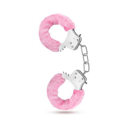 BLUSH - TEMPTASIA ADJUSTABLE FAUX FUR CUFFS