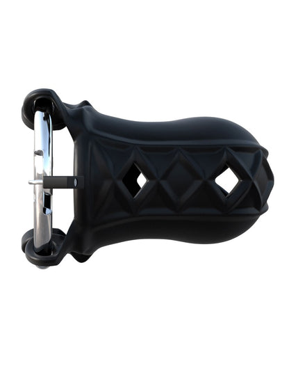 PIPEDREAM - FANTASY C-RINGZ - EXTREME SILICONE COCK BLOCKER  BLACK