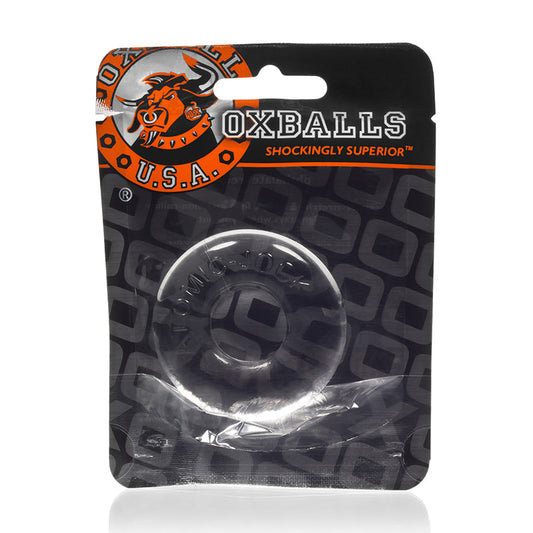 OXBALLS DO-NUT- 2, COCKRING, LARGE, CLEAR