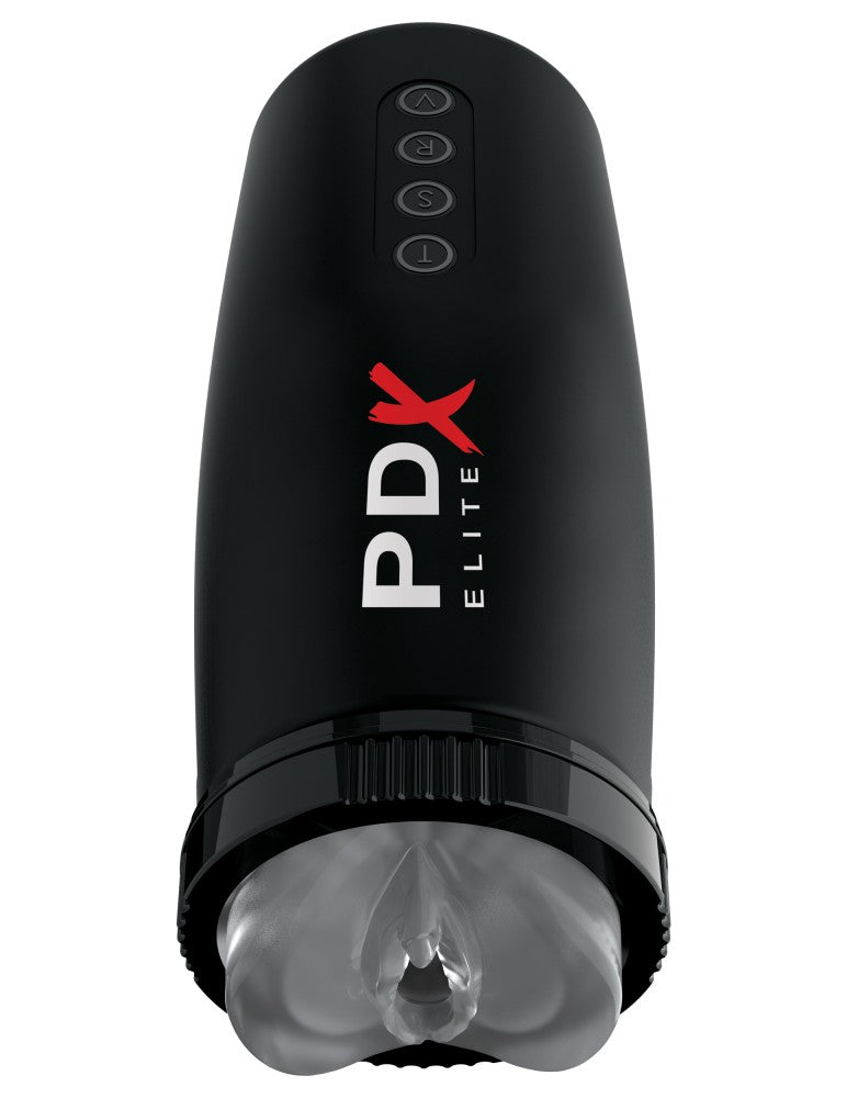 PIPEDREAM - PDX ELITE - MOTORBATOR 2  CLEAR/BLACK