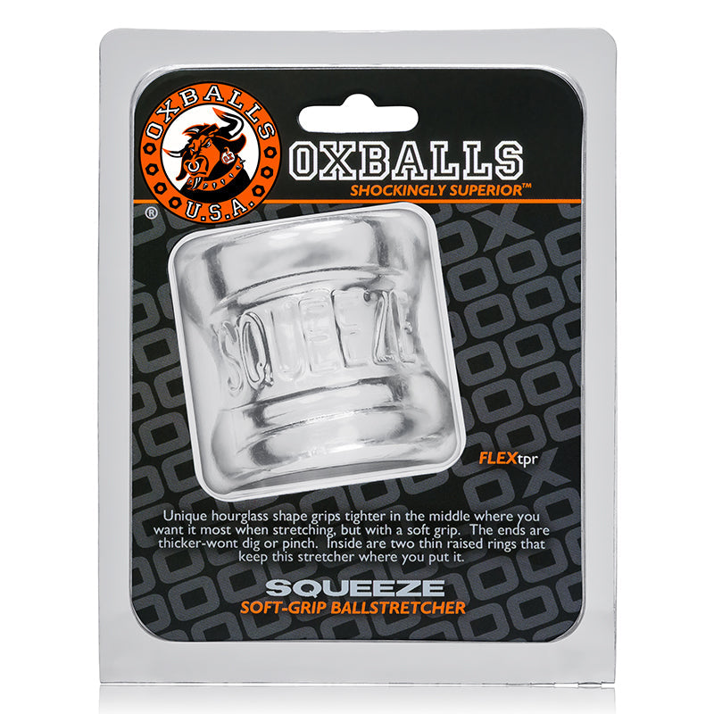 OXBALLS SQUEEZE, BALL STRETCHER, CLEAR
