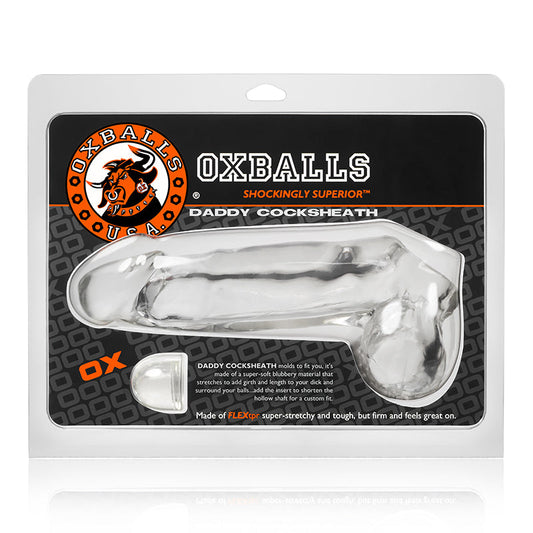 OXBALLS DADDY COCKSHEATH, CLEAR