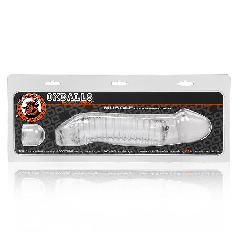OXBALLS - MÚSCULO, FUNDA PARA PENE, TRANSPARENTE