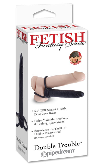 PIPEDREAM - FETISH FANTASY SERIES - DOUBLE TROUBLE  BLACK