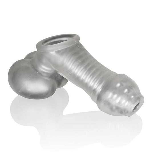 OXBALLS - SACKJACK, WEARABLE JACKOFF SHEATH, CLEAR FROST